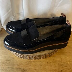 Dr. Scholl's Watson Shiny Black Loafers Womens Size 7